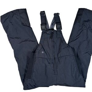 Polar Edge Silver Series Youth XS Black Insulated Snow Bibs Ski Pants Overalls